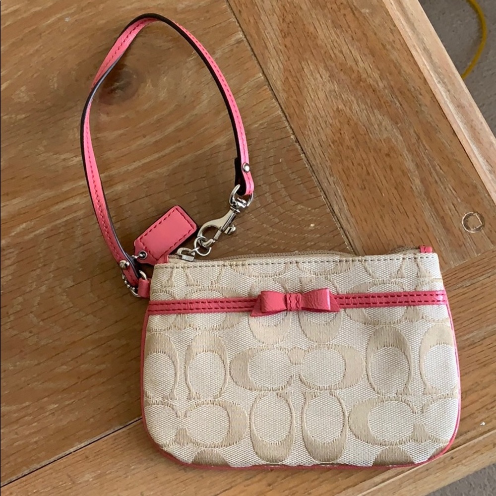 Brand new never used coach wristlet
